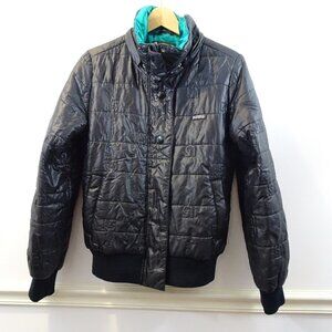 Burton Don't Bite Puffy Jacket Quilted Black Size M NO HOOD Ski Winter Sold Out